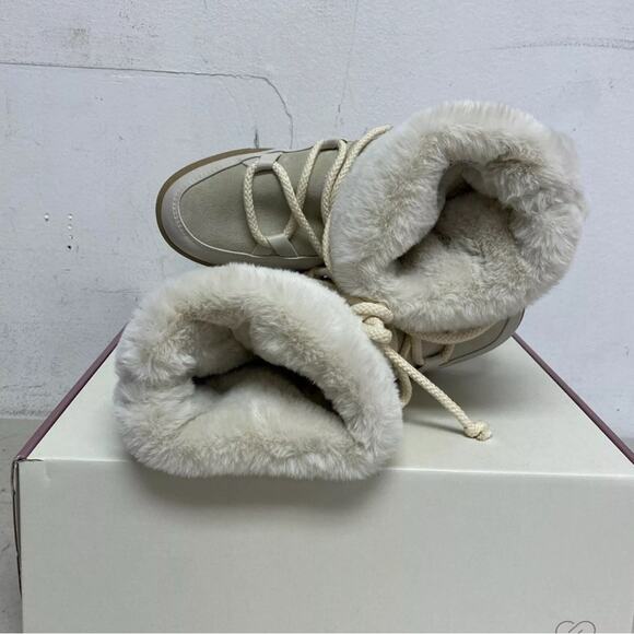 Calia By Carrie Underwood Hailey Moon Boot Size 9.5 Ivory Street Wear New - Picture 6 of 9